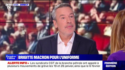 ÉDITO - Uniforme à l'école: un soutien "inattendu" de Brigitte Macron mais "aucune chance que ça passe"