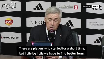 Download Video: Ancelotti delighted Real Madrid still have room for improvement