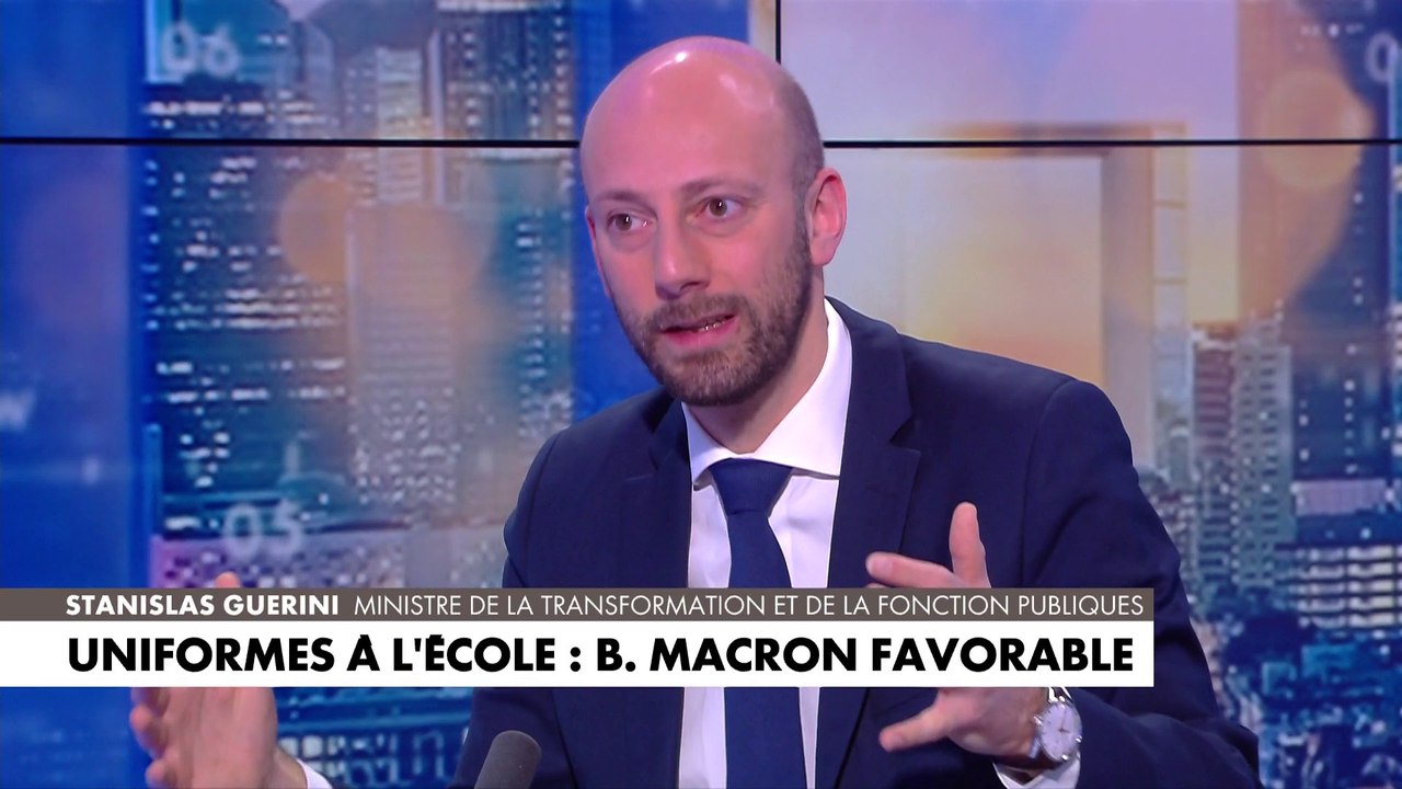Stanislas Guerini : «Je suis favorable à ce que tous les établissements qui le souhaitent, publics ou privés, puissent mettre en place l’uniforme»