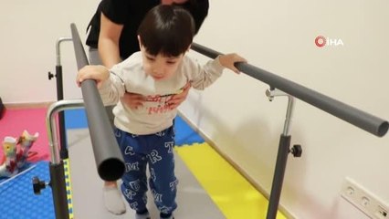 Tekden'de çocuklar özel fizik tedavi ünitesi açıldı