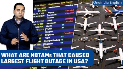 USA Flight Outage: Cyber-attack ruled out; Glitch in NOTAMs responsible |Oneindia News*Explainer