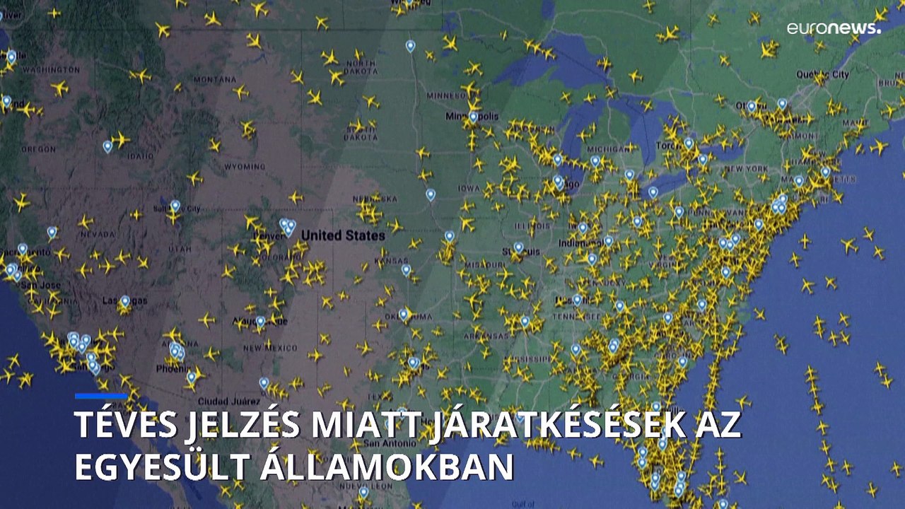 Informatikai hiba miatt állt le az USA teljes légiforgalma