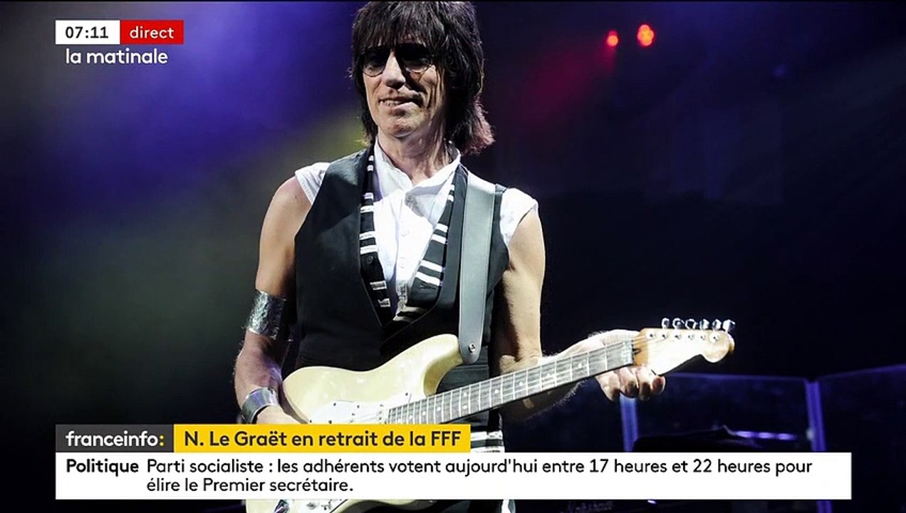 Mort de Jeff Beck : La bourde de franceinfo: qui diffuse des images de... Jeff Buckley