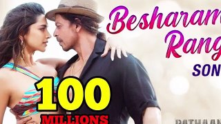 Besharam Rang Song Create History Fastest 200 Million Views In Besharam Rang Song 23Pathaan