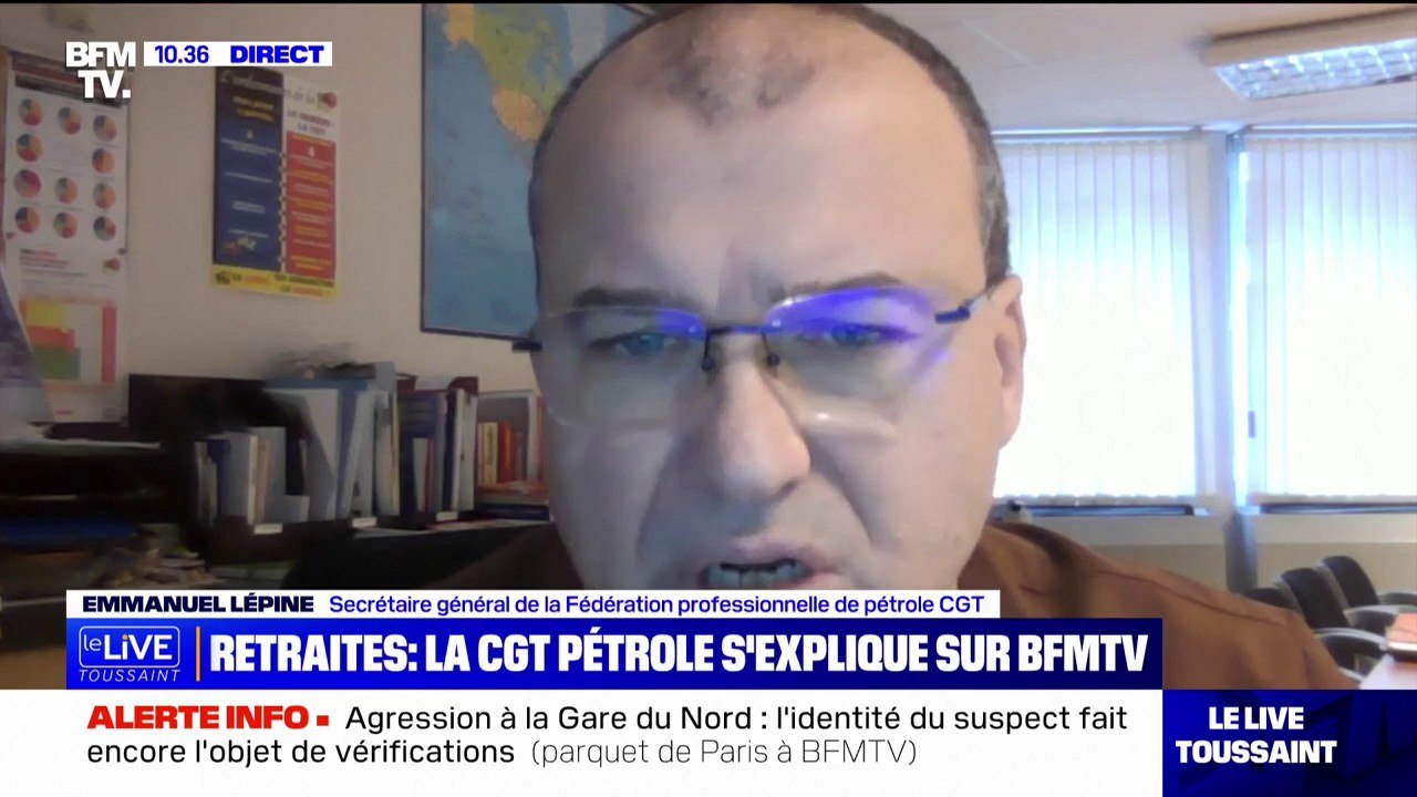 "Ce qu'on souhaite c'est le retrait de la réforme des retraites, et non pas se mettre en grève": la CGT pétrole s'explique sur BFMTV