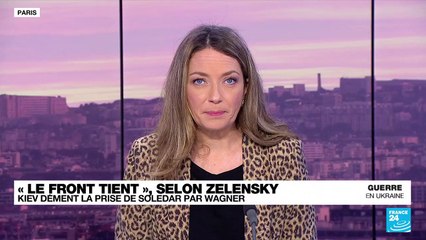 "Le front tient" selon Zelensky : Kiev dément la prise de Soledar par Wagner