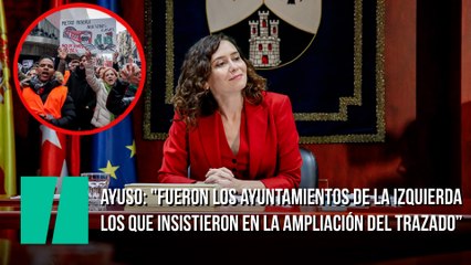 Ayuso: "Fueron los ayuntamientos de la izquierda los que insistieron en la ampliación del trazado de metro en San Fernando de Henares"