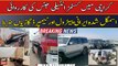 Customs intelligence seized smuggled Iranian petrol and tempered vehicles from Karachi