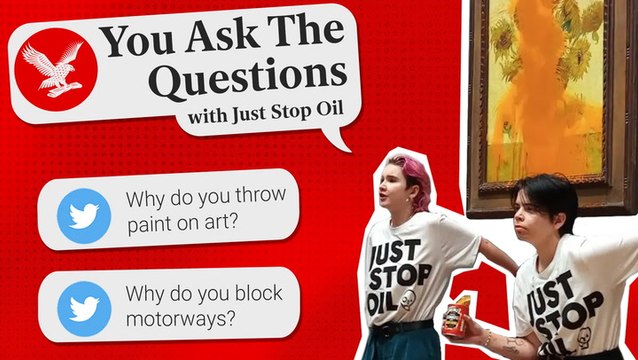 Why did Just Stop Oil throw paint on a Van Gogh? | You Ask The Questions