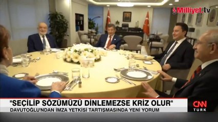 'İmza yetkisi' tartışması sürüyor! Davutoğlu: Sözümüzü dinlemezse kriz olur