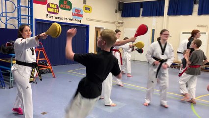Taekwondo legend Eddie Ellison is back running his classes following two strokes