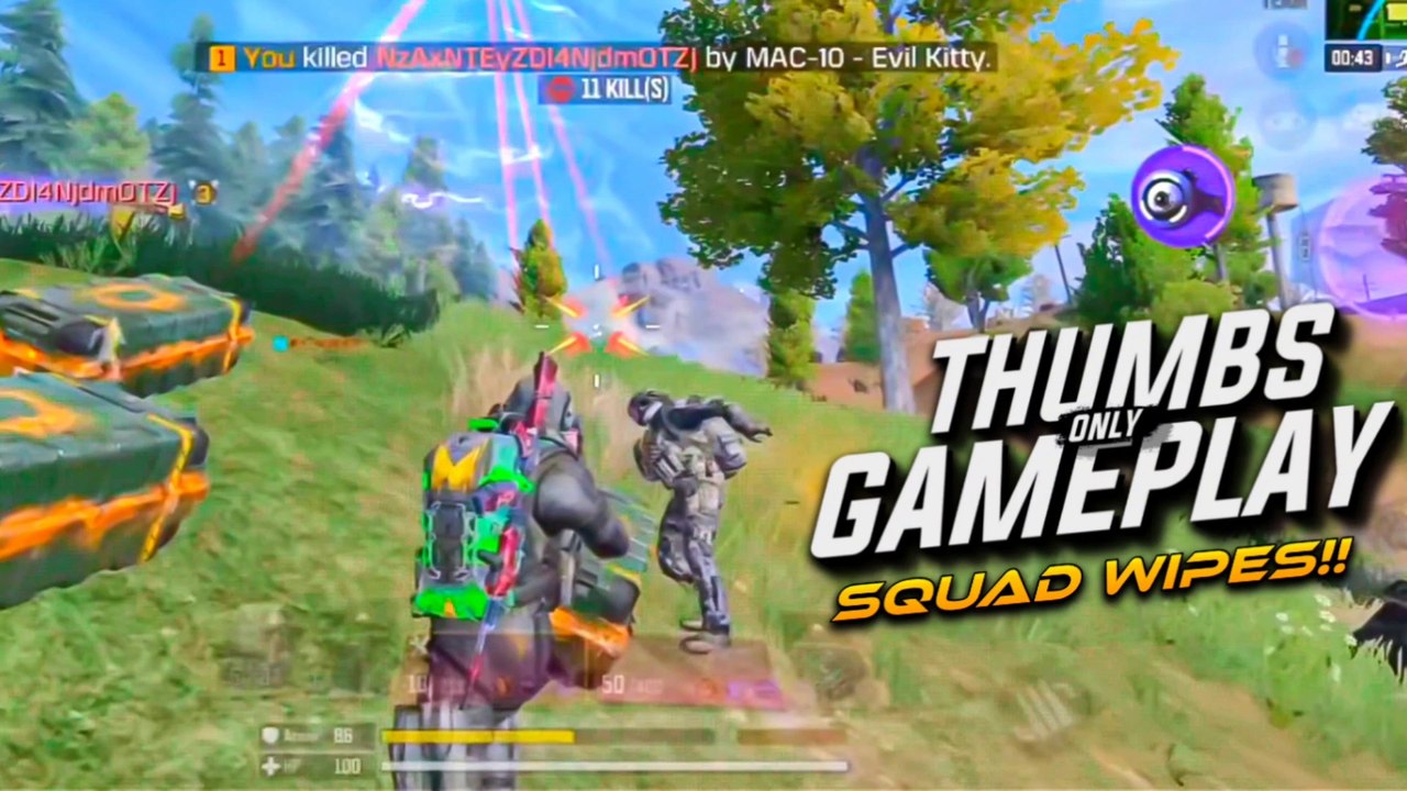 COD Mobile : Some 1v4 Intense Fights | 2 Finger COD Mobile Gameplay | CODM India