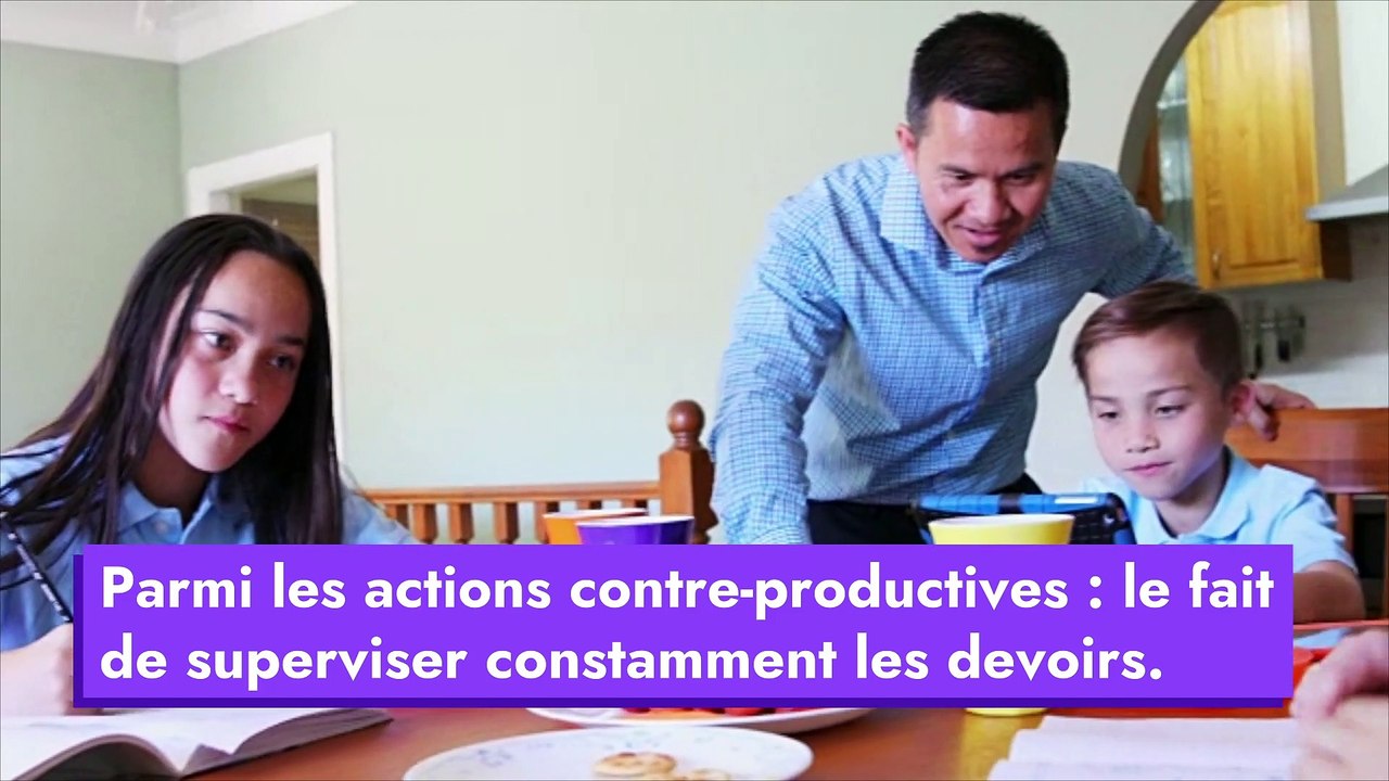 L’aide parentale, contre-productive dans la réalisation des devoirs