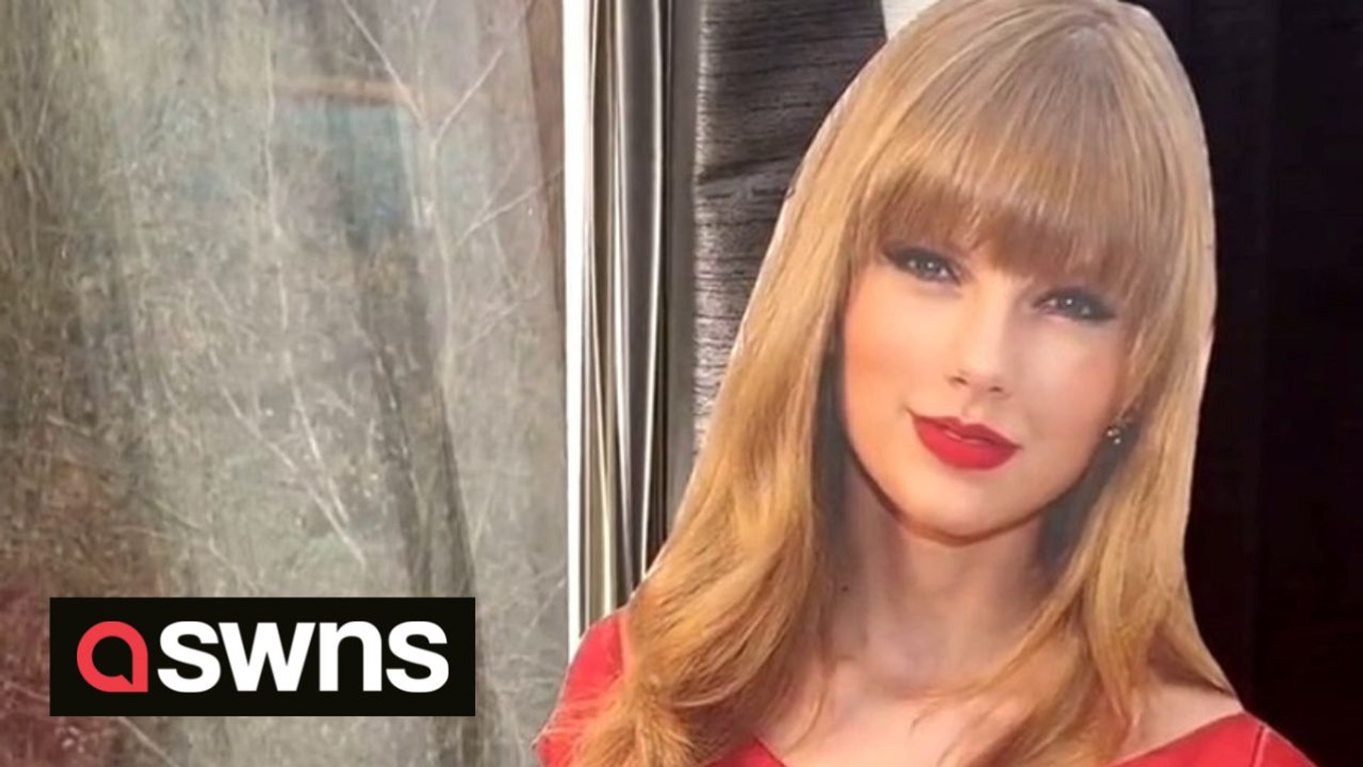 Taylor Swift cardboard cutout visible from metro route is staying after  campaign by commuters - video Dailymotion