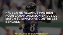 NFL: Il ne semble pas bon pour Lamar Jackson pour le match éliminatoire contre les Bengals