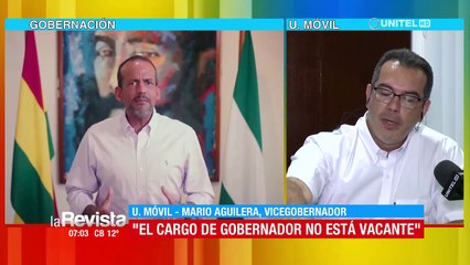 Camacho ejerce funciones desde Chonchocoro: “Es imposible que yo asuma un cargo que no está vacante”, dice vicegobernador
