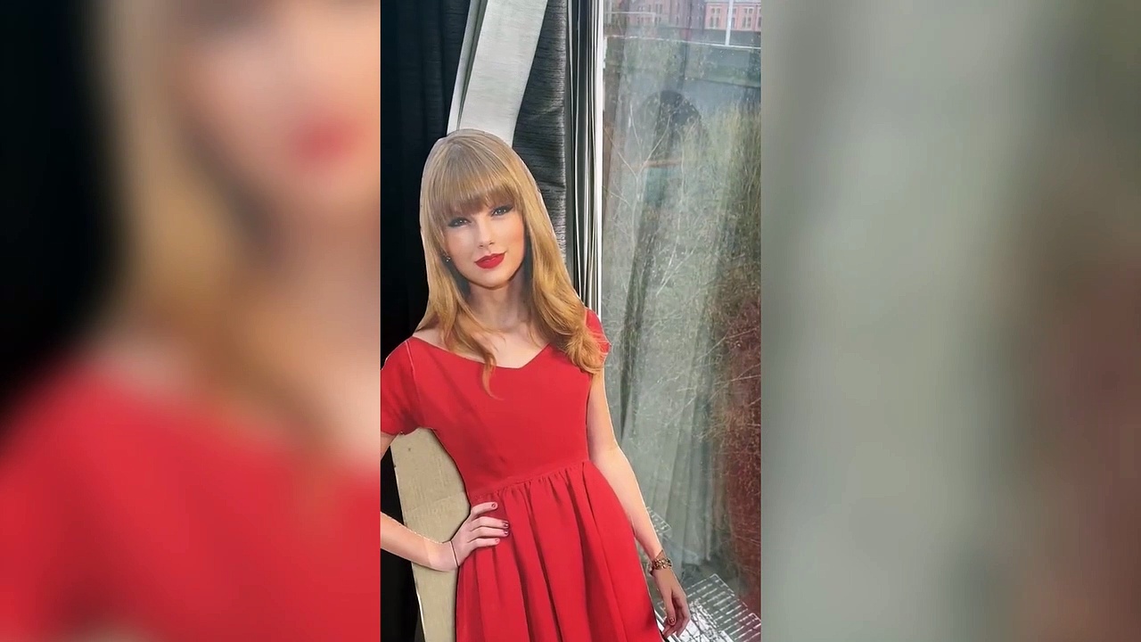 Hundreds bid to save Manchester's Taylor Swift cardboard cut-out - BBC News