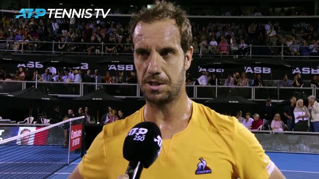Auckland - Gasquet : Un tennis parfait