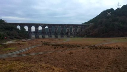 Alibey Barajı'ndaki su son 10 yılın en düşük seviyesine indi