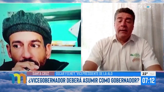 Camacho es el Gobernador de Santa Cruz, él no perdió sus derechos políticos sostiene Oscar Feeney, Vicepresidente de la Asamblea Legislativa Departamental