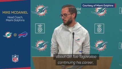 'I'm just worried about Tagovailoa' - McDaniel