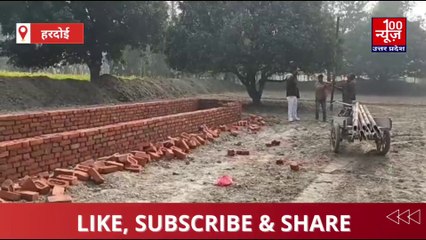 Sandila News: प्रधान ने गौशाला निर्माण कार्य का किया शुभारम्भ