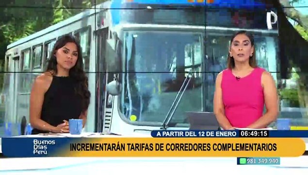 ¡Atención! A partir de mañana se regirán nuevas tarifas de los corredores complementarios