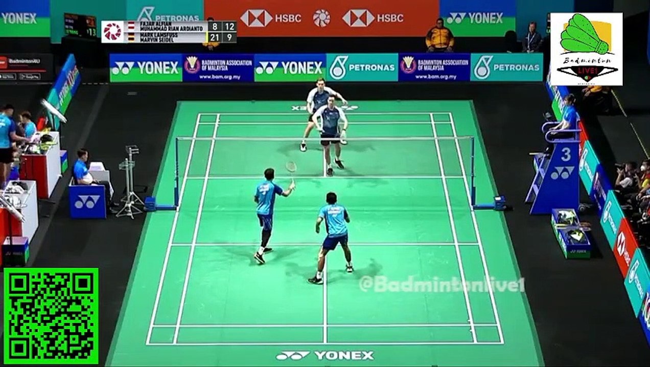 Fajar Alfian/Muhammad Rian Ardianto vs Mark Lamsfuss/Marvin Siedel | R16 | Malaysia Open 2023