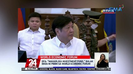“Maharlika Investment Fund,” balak ibida ni PBBM sa World Economic Forum | 24 Oras