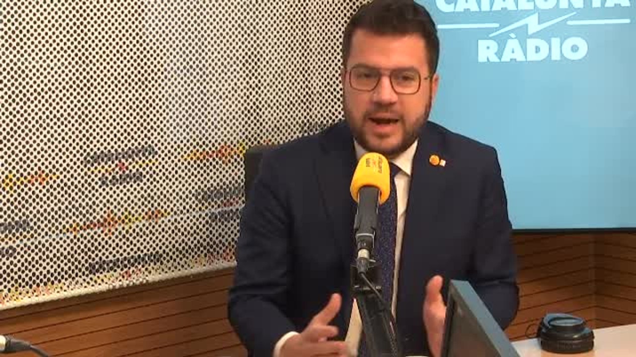 Pere Aragonés saca pecho por la reforma del código penal: "Nosotros somos responsables del texto"