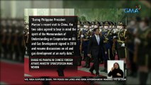 China, ipagpapatuloy daw ang dayalogo sa Pilipinas kaugnay sa joint exploration sa West Phl Sea | 24 Oras