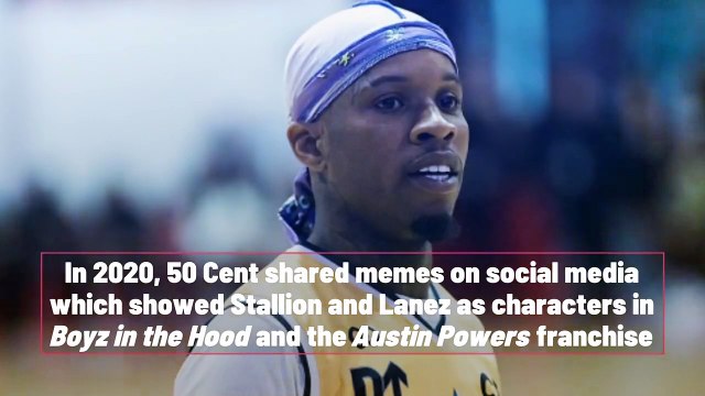 50 Cent apologizes to Megan Thee Stallion for shooting meme