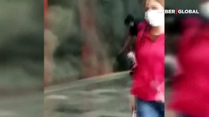 Paniğe neden oldu! Meksika’da metronun vagonu alev aldı... İşte o anlar