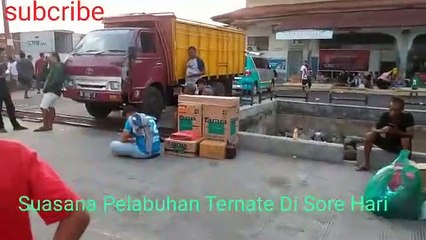 Menarik... Suasana Pelabuhan Ternate, Maluku Utara, Di Sore Hari