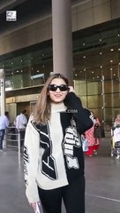 Airport पर Gorgeous Look में नजर आई Saiee Manjrekar #shorts