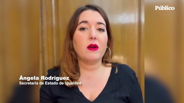Ángela Rodríguez, secretaria de Estado de Igualdad: La lucha contra la violencia machista es nuestra máxima prioridad