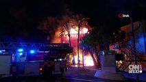 İspanya’da limanda yangın: 80 tekne alev alev yandı!