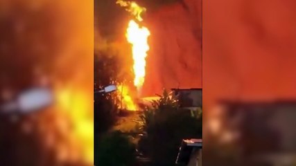 Vídeo: Caminhão com etanol explode e assusta cidade mineira