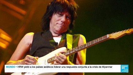 El legendario guitarrista Jeff Beck murió a los 78 años