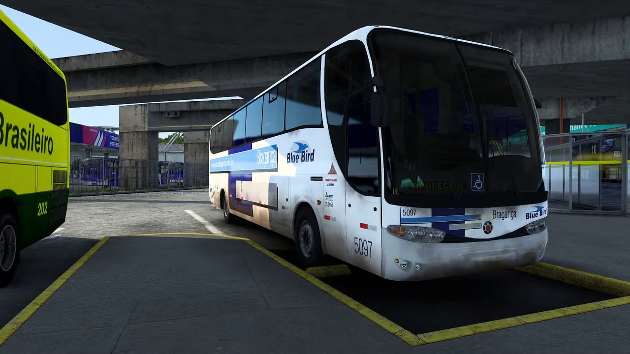 Explorando o MELHOR Mapa do ETS2 (Rotas Brasil) com Ônibus Marcopolo Paradiso G6 1200