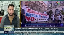 Continúan las protestas de la sanidad pública en España