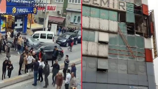 Bağcılar'da tekstil atölyesinde patlama! Yaralılar var