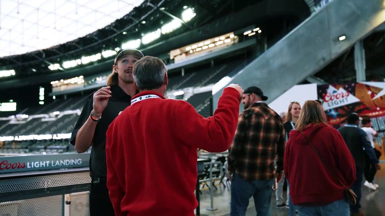 AJ Cole Goes Undercover as Allegiant Stadium Tour Guide _ Raiders _ NFL