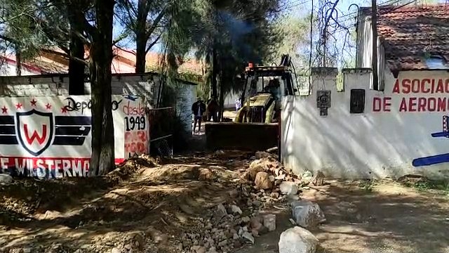 Retiran escombros del complejo del club Wilstermann