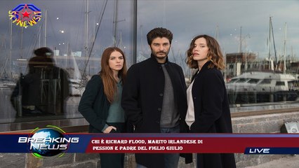 Chi è Richard Flood, marito irlandese di  Pession e padre del figlio Giulio