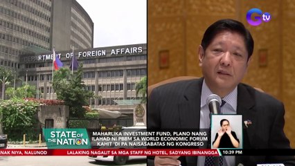 Maharlika Investment Fund, plano nang ilahad ni PBBM sa World Economic Forum kahit 'di pa... | SONA