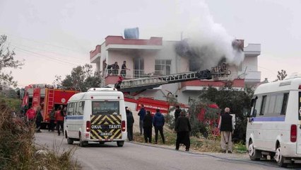 Sobadan kaynaklı yangın çıktı, 2 kadın dumandan etkilendi