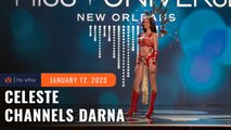 Celeste Cortesi channels Darna in Miss Universe national costume