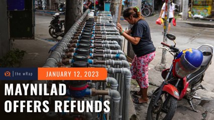 Maynilad to refund customers affected by service interruptions