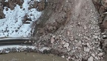 Major landslide and rockfall blocks Nevada highway in dramatic drone footage